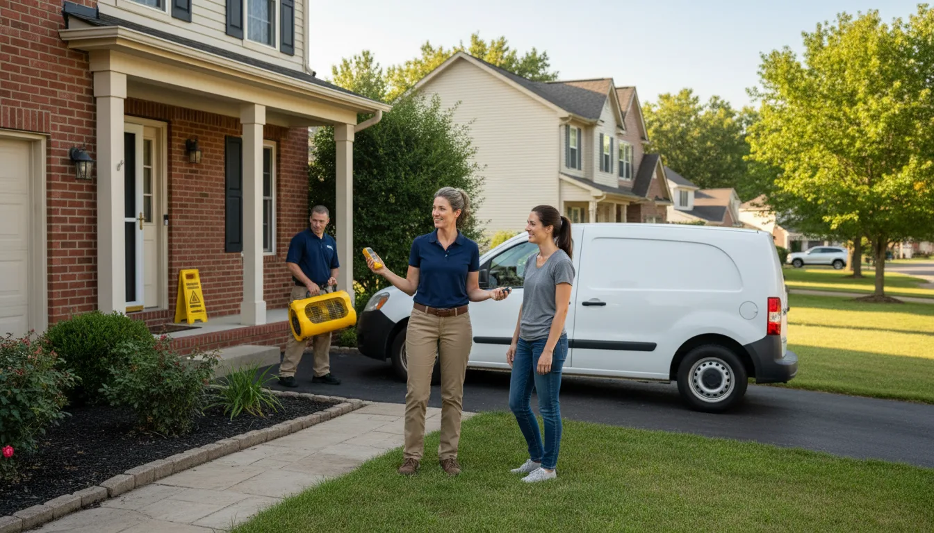 Residential water damage restoration in Nixon, NV